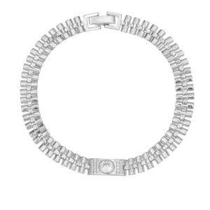 High-end silver jewelry bracelet & watch
